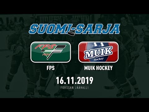 SUOMI-SARJA 2019-2020: 16.11.2019 FPS - MuIK Hockey 6-3