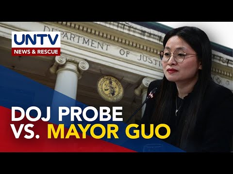 DOJ will order probe on Mayor Alice Guo upon request of Senate