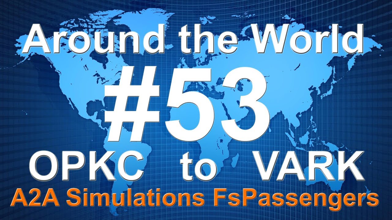 ✈ #FSX Around the World with #Cessna #C172 OPKC Jinnah ✈ VARK Rajkot A2A #Cessna #C172 #FsPassengers