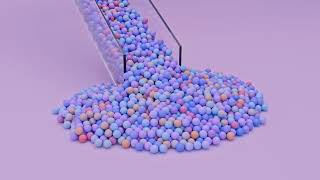 Colored Ball on stairs run animation in belnder || Blender || Ball Run Animation