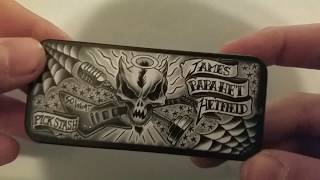 Video thumbnail for Papa Het Pick Stash Review (Metallica Pick Tins) by MPhantom
