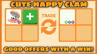 7 HUGE OFFERS FOR *NEW* HAPPY CLAM!! EVERYONE IS OVERPAYING FOR THEM!!😍😍 in Adopt me Roblox