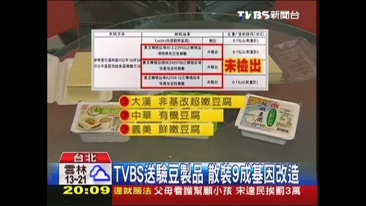 〈獨家〉TVBS送驗豆製品　散裝9成基因改造