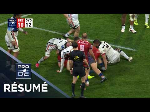 PRO D2 Saison 2025-2026 J22 - Résumé AS Béziers Hérault Rugby - Oyonnax Rugby