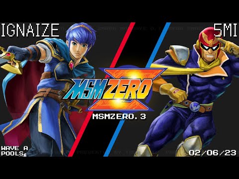 MSM:ZERO.3 - Ignaize (Marth) Vs. 5mi (Captain Falcon) - SSBU - Pools Wave A