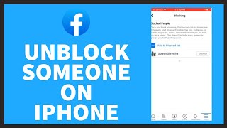 How to Unblock Someone on Facebook on iPhone | Remove Friends From Block List on Facebook