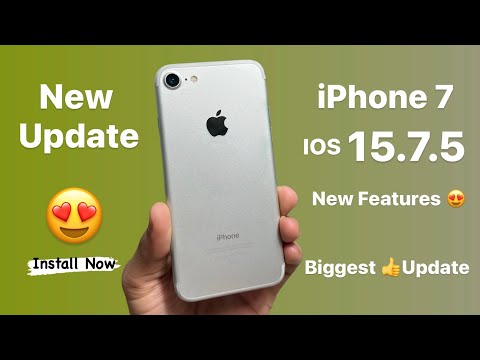 iPhone 7 New Update IOS 15.7.5 🥳 - New Great Features iOS 15.7.5 😍🔥😎
