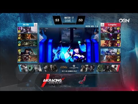 [10.06.2017] JAG vs LZ  [LCK Summer 2017] Highlights Game 1 | Jin Air Green Wings vs Longzhu