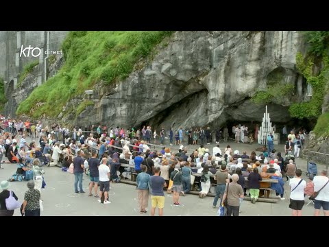 Chapelet du 2 juillet 2023 à Lourdes