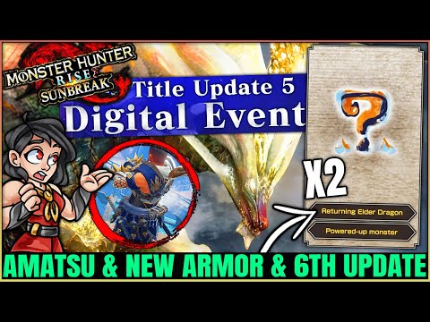 Title Update 5 New Monster Reveal & New Armor Set - Release Date - Monster Hunter Rise Sunbreak!