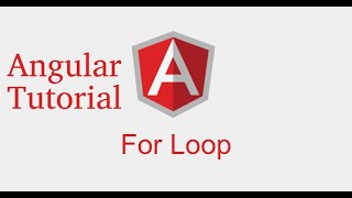 Angular 9 tutorial 9 For loop  ngFor