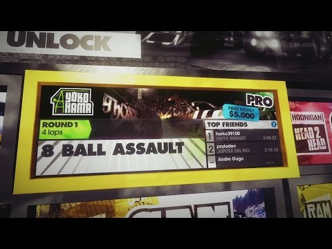 DIRT SHOWDOWN - 8 BALL ASSAULT (Xbox360) Walkthrough / Gameplay