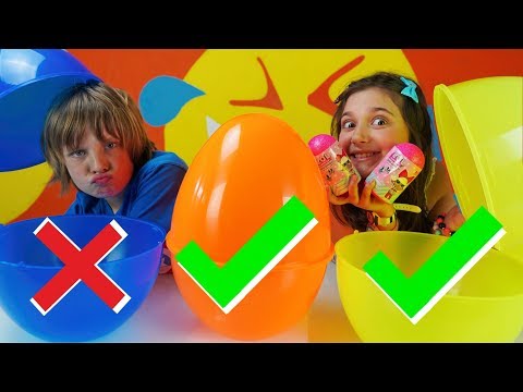 NON SCEGLIERE L'UOVO DI PASQUA SBAGLIATO! Uova di Pasqua Challenge - Canale Nikita