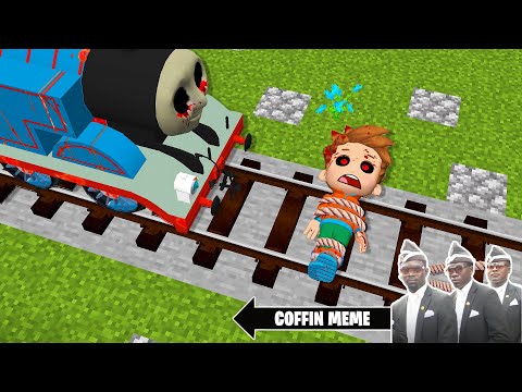 Thomas THE TANK ENGINE.EXE vs PAW PATROL.EXE in Minecraft