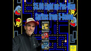 5$ Light up Pac-Man Figures from 5-Below