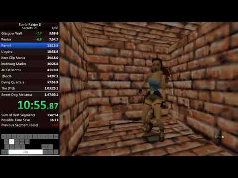 Tomb Raider 2 glitched secret Speedrun 1.42.51 (RTA)