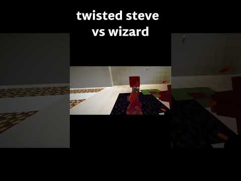 Miltan  - twisted steve vs wizard #minecraft #viral #steve