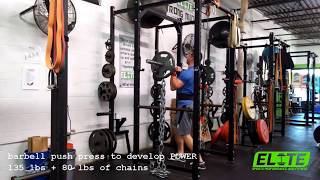 Develop a POWERFUL Upper Body With Chain Overhead Press