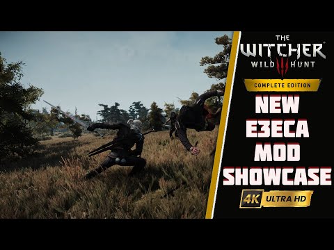New E3 ENHANCED COMBAT ANIMATIONS(E3ECA) Mod Showcase | FIGHT LIKE A REAL WITCHER | The Witcher 3 4K