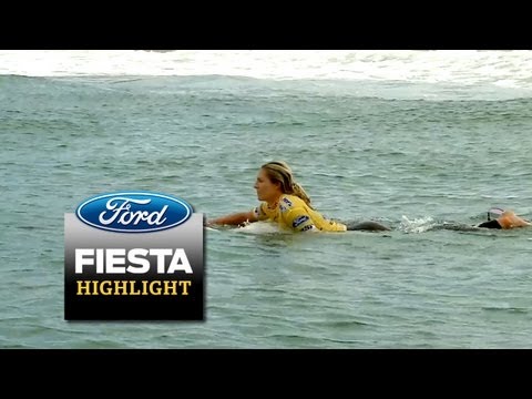 2012 Rip Curl Women's Pro Semi Final - Heat 1 highlights presented by Ford Fiesta
