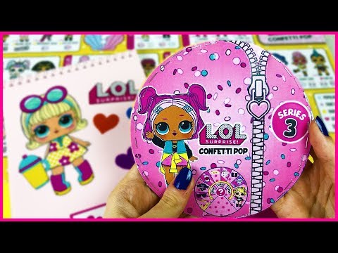 LOL Surprise Oyuncak Confetti Pop LOL Günlüğü 3 Dila Kent Video