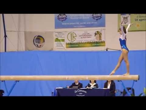 Daniela Consoli - Trave - Campionato Nazionale Specialità 2014