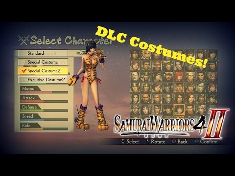 Samurai Warriors 4-II / DLC Costume Showcase (PS4)