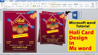 12:43 Now playing Make Awesome Holi Card Design using by Microsoft Office word || Holi card Design learn in Ms word | DOWNLOAD THIS VIDEO IN MP3, M4A, WEBM, MP4, 3GP ETC