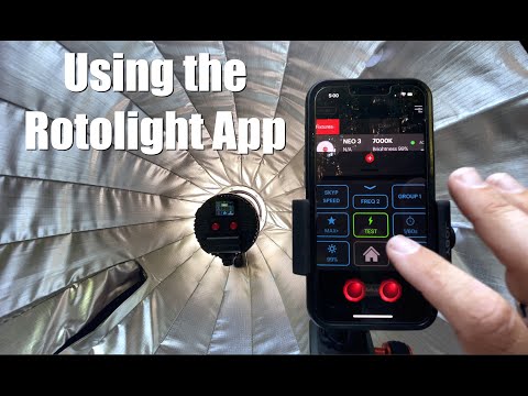Light Control with Your Phone- The Rotolight App with the Neo 3 and Aeos 2