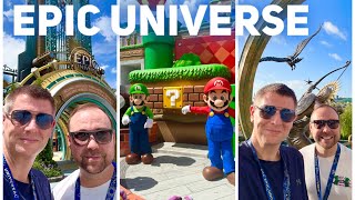 UNIVERSAL EPIC UNIVERSE | FIRST TIME VISITING THIS AMAZING NEW THEME PARK