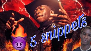 Lil Nas X - unreleased snippets/songs