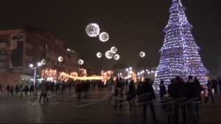 preview picture of video 'How Strumica was decorated for 2013/2014  New Year'