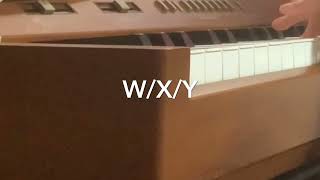 W/X/Y弾いてみた【ピアノ】taniyuukiさん