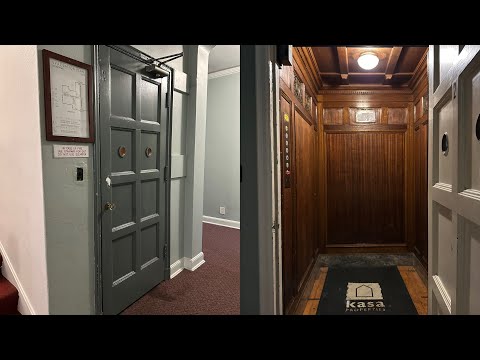 Beautiful Antique Spencer Traction elevator @ Bishop Apartments - Berkeley, CA