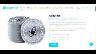 Online Crypto Currency Transfer Web Application