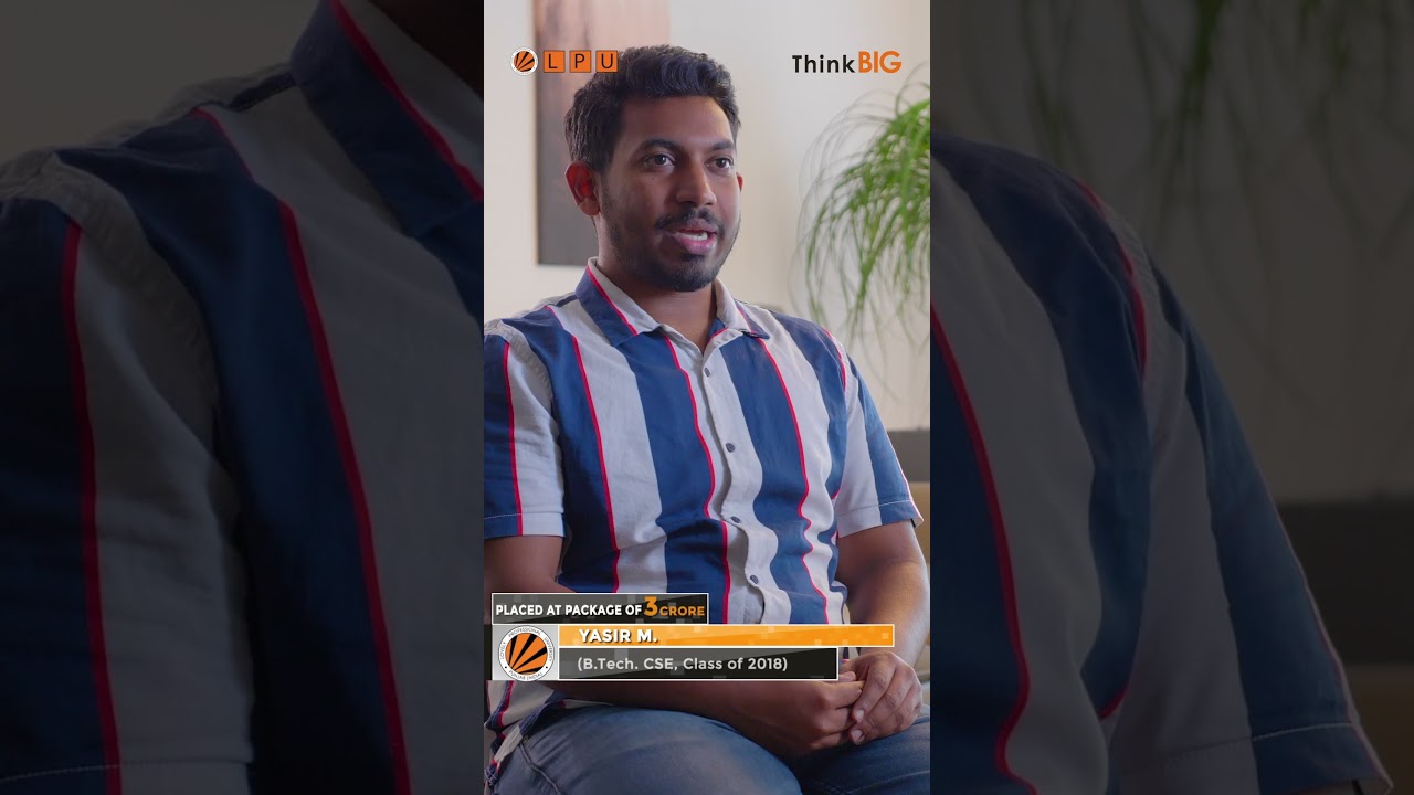 LPU B.Tech. CSE Passout Yasir M. | A Record-Breaking Package of ₹ 3 Crore At a Global MNC in Germany