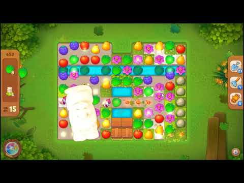 Gardenscapes Level 653 No Booster 🌲 Super Hard  l MiniGames