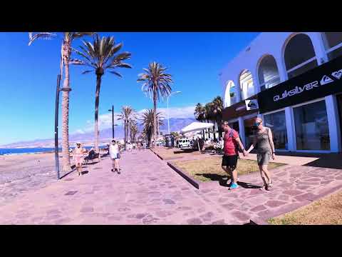 Èstêbán walks to McDonald’s in Tenerife