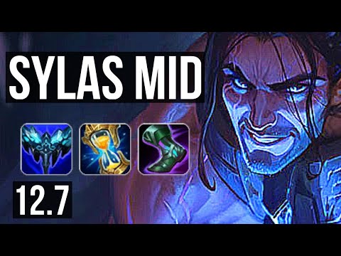SYLAS vs QIYANA (MID) | 10/1/3, Legendary, 300+ games | EUW Grandmaster | 12.7