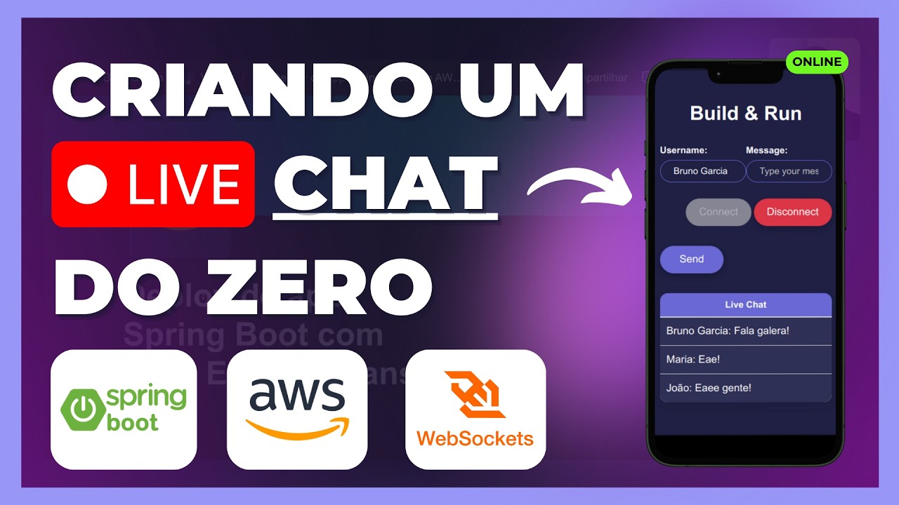 Criando um Live Chat do ZERO com Spring Boot, Websocket, STOMP e AWS