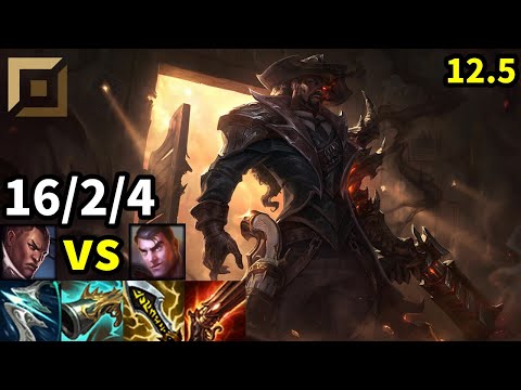 Lucian Top vs Jayce - KR Master | Patch 12.5