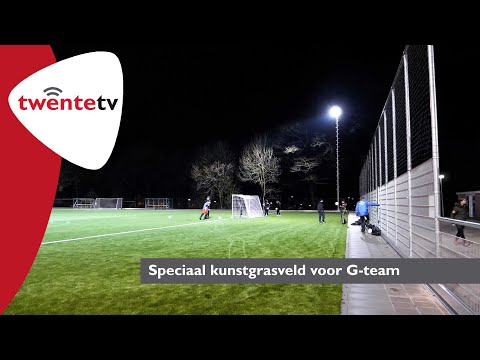 Kunstgrasveld speciaal voor G-team ZVV De Esch - Twente TV