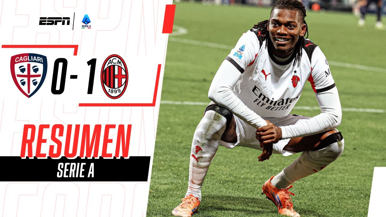 EL MILAN NO AFLOJA: GANÓ CON GOL DE LEAO Y ES EL NUEVO LÍDER | Cagliari 0-1 Milan | RESUMEN