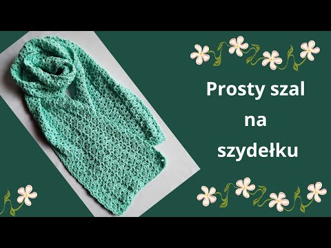 Simple crochet shawl