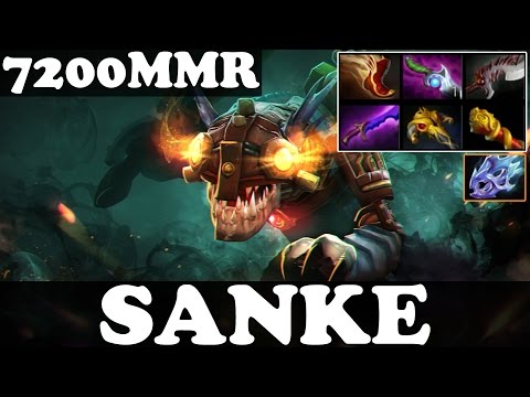 Dota 2 - SANKE 7200 MMR Plays Slark - Ranked Match Gameplay