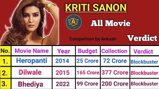 Kriti Sanon All Movie Verdict ( 2014 -2023 ) {Hit & Flop List} Budget, Collection, Career Analysis