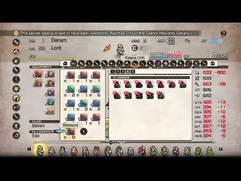 Tactics Ogre Reborn - San Bronsa - 12 Heavenly Generals