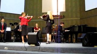 The Collingsworth Family - Brooklyn & Courtney Violin Duet