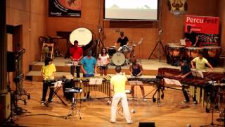ANGRY BIRDS Ensemble ALUMNADO Concierto Gala Final PercuFest 2013 dirigido por Antonio Domingo