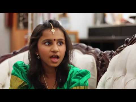 Girl demonstrates Cool SuperPower Third Eye